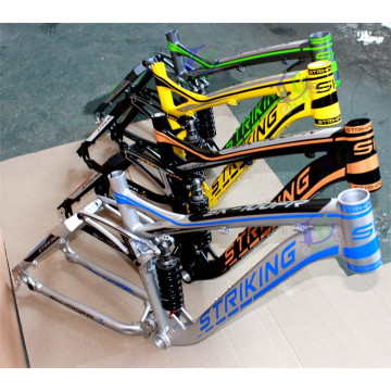 soft tail downhill suspension 6061 aluminum alloy 26 inch frame DH frame